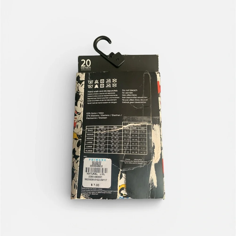 Disney Fashion Tights with Minnie Mouse Design Sz L/XL - Picture 2 of 2